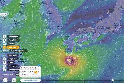 real time weather map.